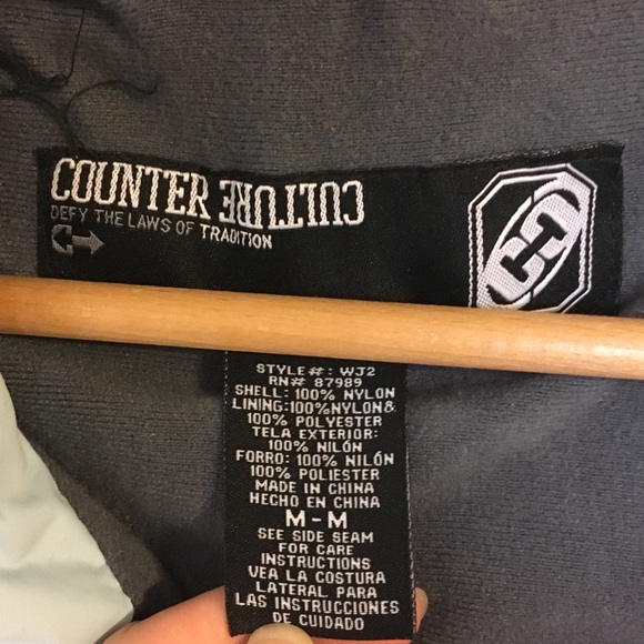 Counter Culture Lightweight Hooded Jacket - Size M - Picture 2 of 8